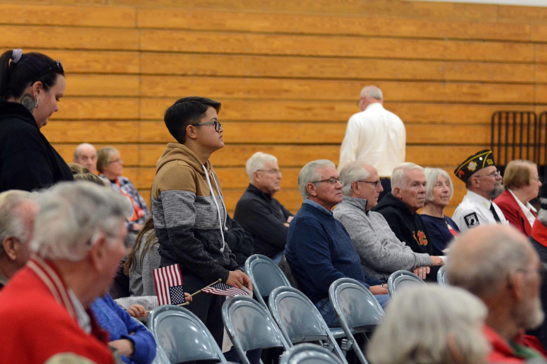 Portage High School Veterans Day ceremony 2019